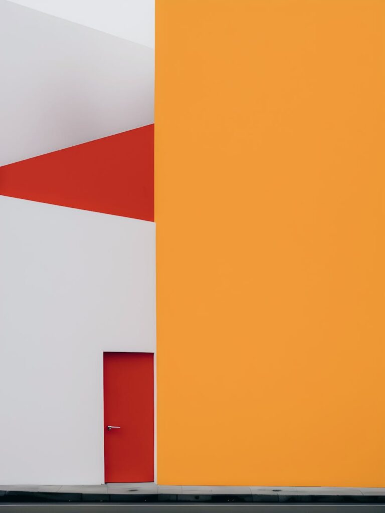 Geometric composition highlighting the diverse platforms available to sell art online.