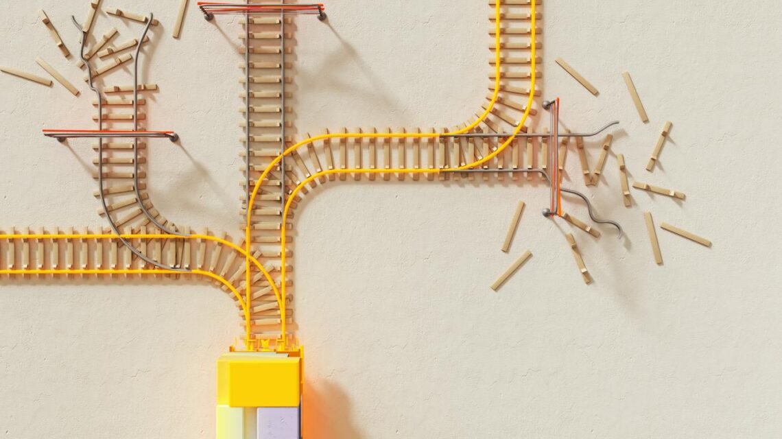 Visual representation of global network connections, illustrating the complexity of modern supply chain basics.