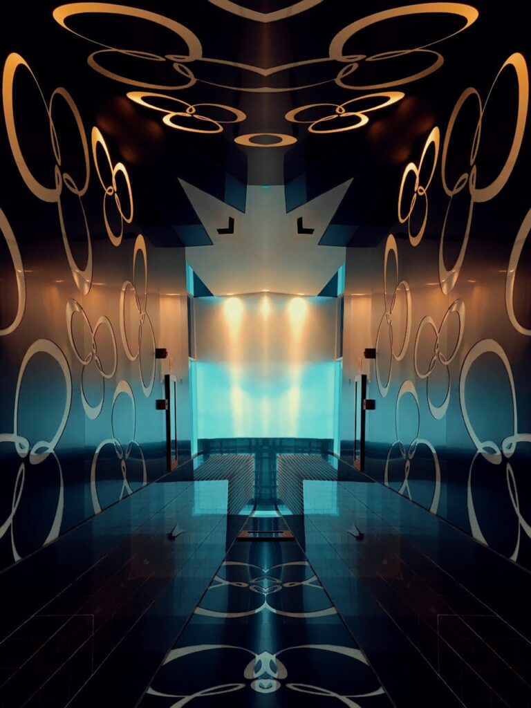 Concept art of a futuristic space habitat built with 3D printing technology, illustrating the future of space exploration and colonization.