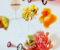 Abstract representation of a digital network, symbolizing how a digital product can sell forever and generate passive income.