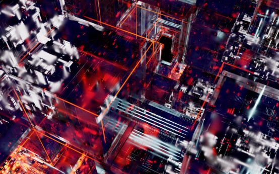 Visual representation of data connections in a cookieless advertising future.