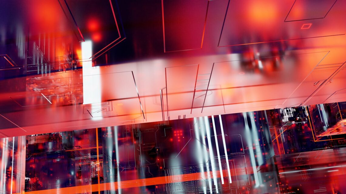 Visual representation of edge computing data flow within a network.