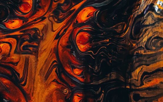 Vibrant abstract art showcasing the power of selling art online through various platforms.