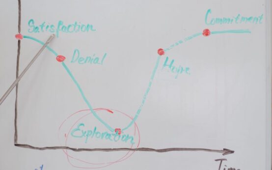 Abstract image representing growth and the positive impact of constructive feedback change.