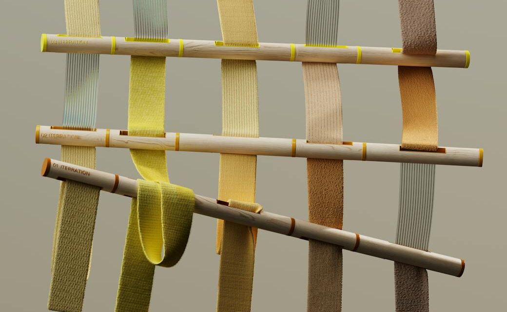 An abstract digital representation of a blockchain with interconnected nodes and glowing lines of data.