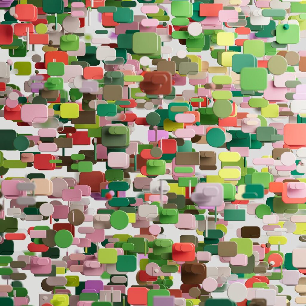 A complex visualization of data nodes and connections, illustrating the structure of a distributed ledger.