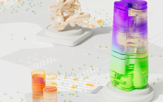 An abstract digital rendering of a glowing blue and purple neural network, representing artificial intelligence.