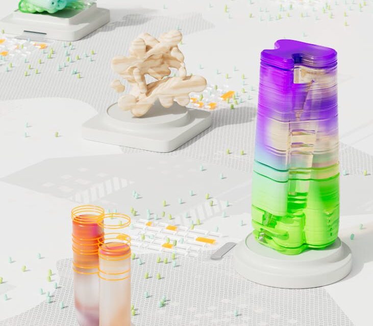 An abstract digital rendering of a glowing blue and purple neural network, representing artificial intelligence.