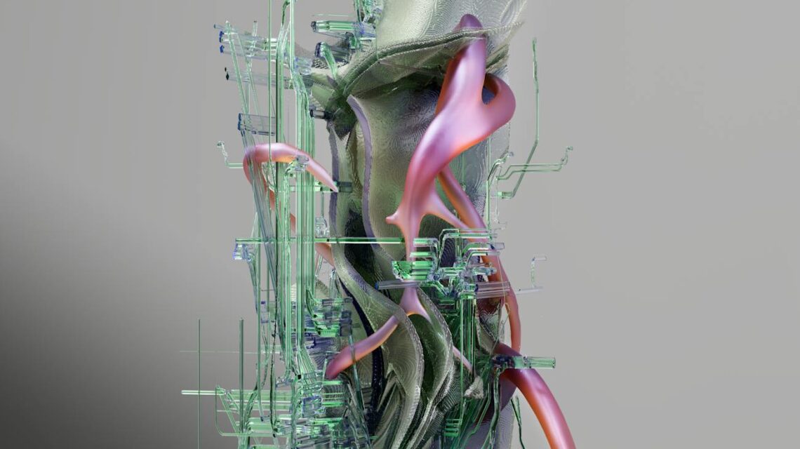 An abstract visualization of a glowing, interconnected neural network, representing the complexity of deep learning.