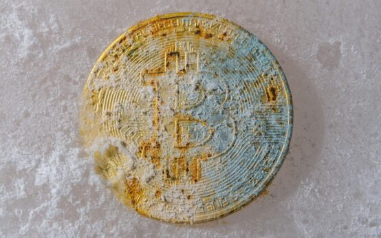 An abstract visualization of interconnected nodes representing a blockchain network.