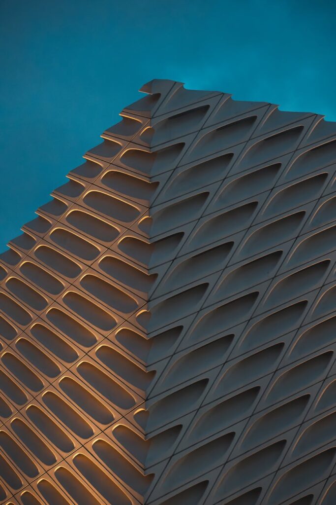 An abstract, dark background with interconnected blue and purple glowing nodes, representing a complex AI network.