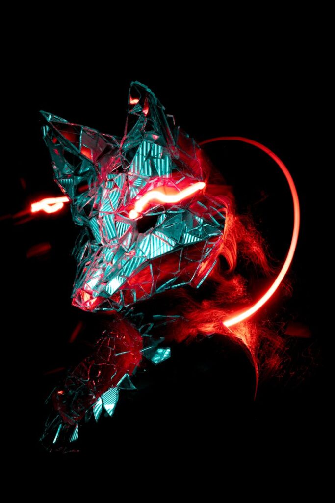 A professional in a modern office using hand gestures to manipulate a floating holographic display showing data graphs and code.