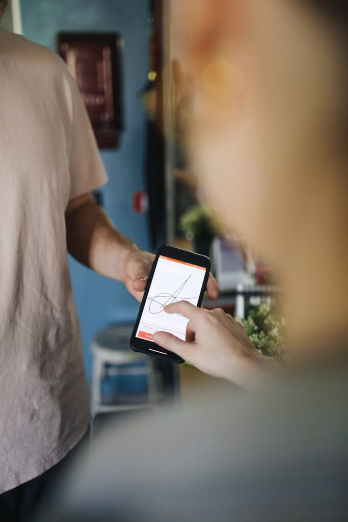 A business professional analyzing a complex holographic display showing crypto data.