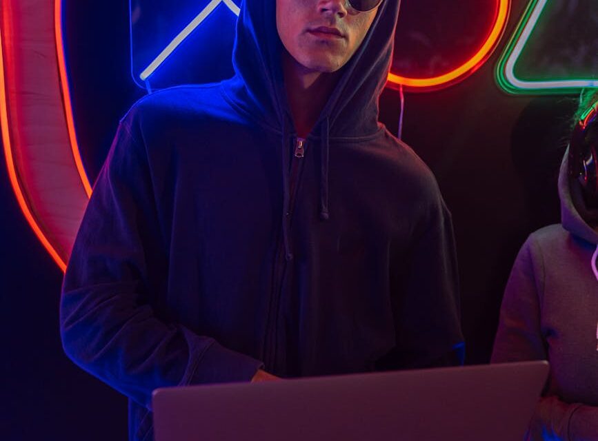 An abstract digital rendering of a glowing blue and purple neural network, representing artificial intelligence.