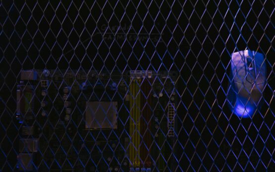 An abstract visualization of interconnected nodes representing a complex data network.