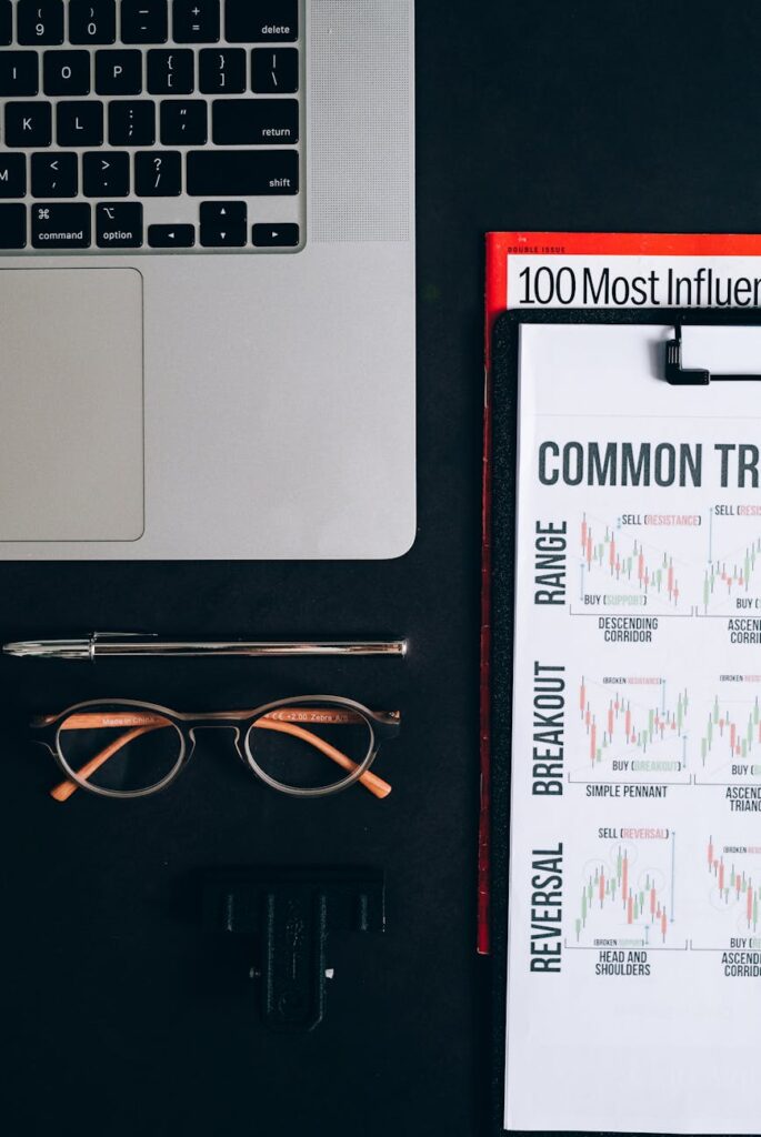 A neat shelf filled with labeled binders for different financial periods, indicating organized record-keeping.