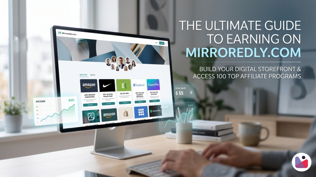 Discover how to build a highly profitable digital storefront on Mirroredly.com. Learn the best marketing strategies to post your affiliate links, and explore our exclusive mega-list of 100 top-paying affiliate programs.